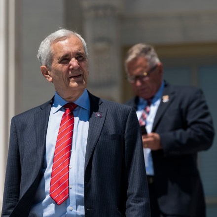 UNITED STATES - JUNE 17: Rep. Lloyd Doggett, D-Texas, leaves the Capitol after the last vote of the week on Thursday, June 17, 2021. (Photo by Bill Clark/CQ-Roll Call, Inc via Getty Images)