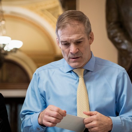 Rep. Jim Jordan (R-Ohio) departs a vote at the U.S. Capitol Jan. 10, 2023. (Francis Chung/POLITICO via AP Images)