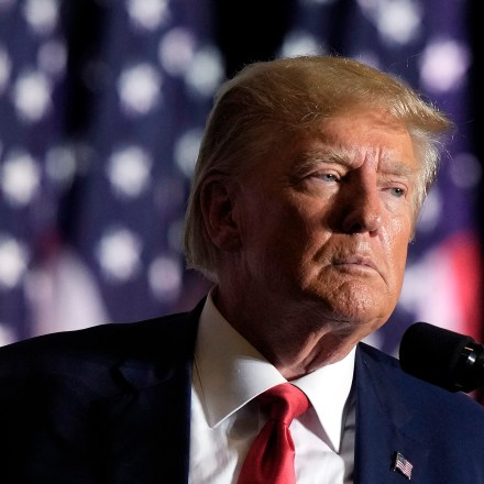 FILE - Former President Donald Trump speaks during a rally, July 7, 2023, in Council Bluffs, Iowa. Many state Republican parties made changes to their rules ahead of the 2020 election by adding more winner-take-all contests and requiring candidates to earn higher percentages of the vote to claim any delegates. Those changes all benefit a frontrunner, a position Trump has held despite his mounting legal peril, blame for his party's lackluster performance in the 2022 elections and the turbulent years of his presidency. (AP Photo/Charlie Riedel, File)