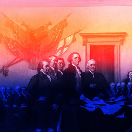 Signing the Declaration of Independence, July 4th, 1776 (Photo by Art Images via Getty Images)